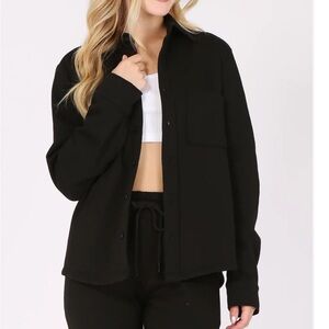 Rosio Classic Black Button-Down Shirt